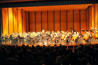 Honors orchestra performs at the pops concert. They were the first to perform on the night.