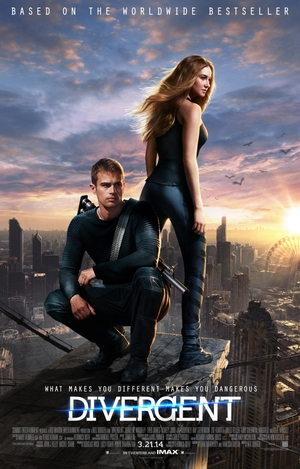 Divergent offers a look into a society that is very different than our own. It is the first movie in the series. 