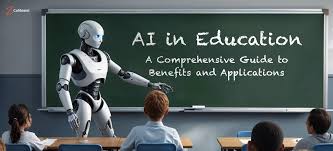 AI robot teaching kids.