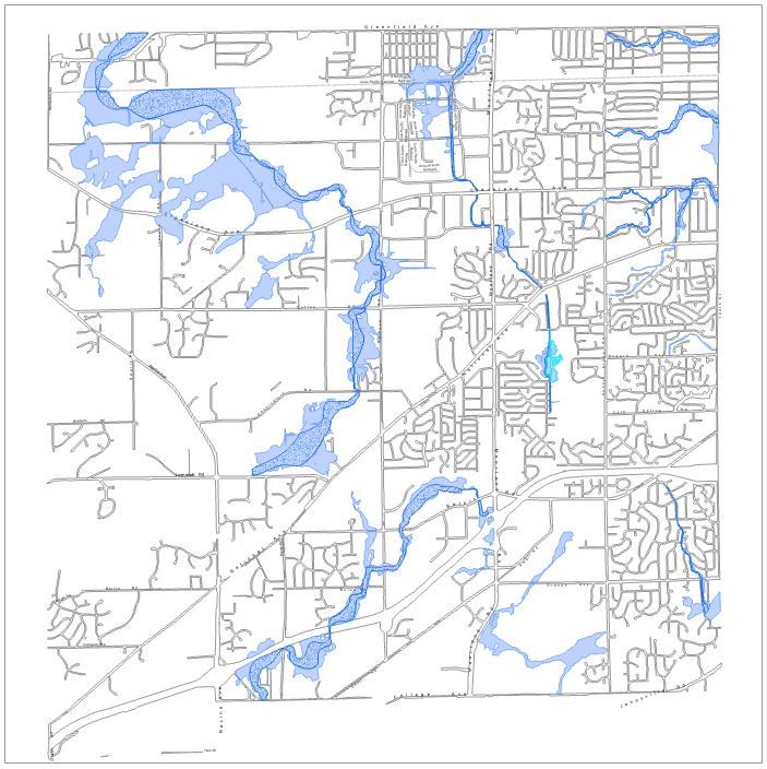 Flood hazard areas in New Berlin.
